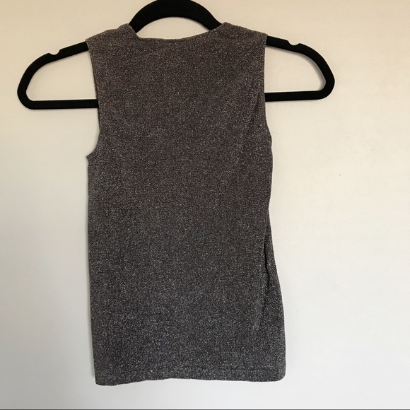 The Limited Metallic Stretch Sleeveless Top Small - Picture 7 of 12